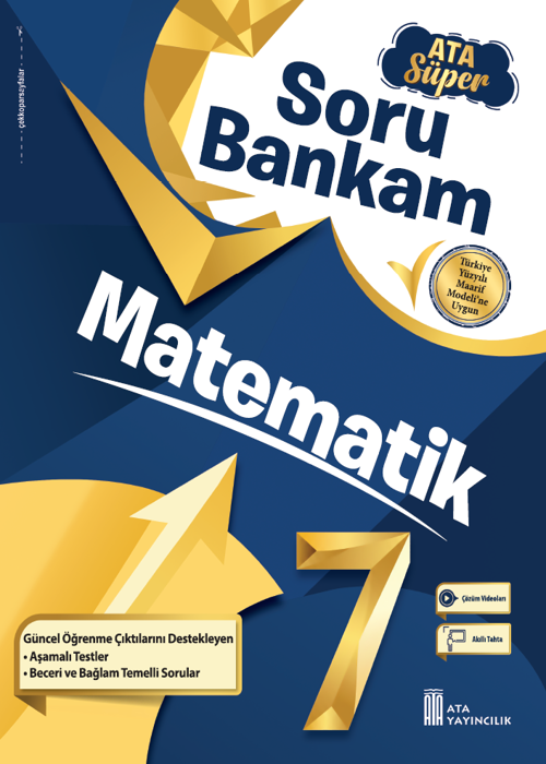 7. Sınıf Matematik Ata Süper Soru Bankam - Yeni Baskı Kapak Resmi