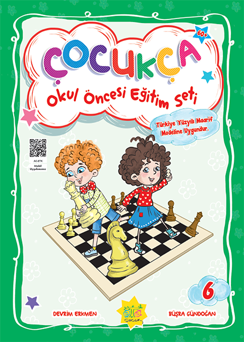 Çocukça Eğitim Öğretim Seti 6. Kitap Kapak Resmi