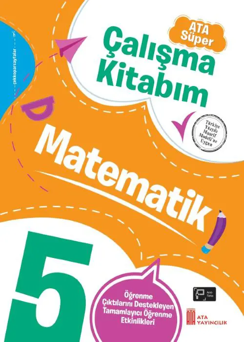 5. Sınıf Matematik Ata Süper Çalışma Kitabım Kapak Resmi