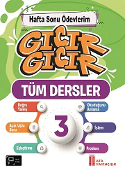 3. Sınıf Gıcır Gıcır Hafta Sonu Ödevlerim Tüm Dersler Kapak Resmi