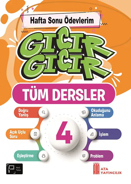 4. Sınıf Gıcır Gıcır Hafta Sonu Ödevlerim Tüm Dersler Kapak Resmi