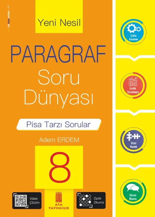8. Sınıf Yeni Nesil Paragraf Soru Dünyası Kapak Resmi
