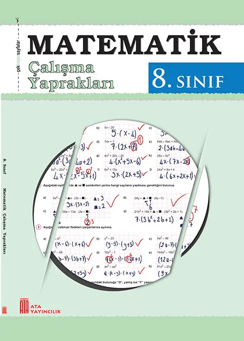 8. Sınıf Matematik Çalışma Yaprakları Kapak Resmi