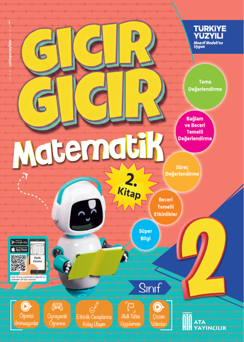2. Sınıf Gıcır Gıcır Matematik 2. Kitap - TYMM Kapak Resmi