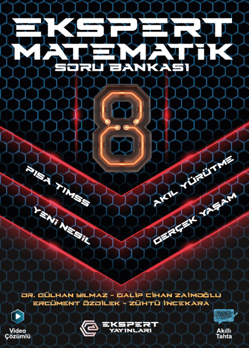 8. Sınıf Ekspert Matematik Soru Bankası Kapak Resmi