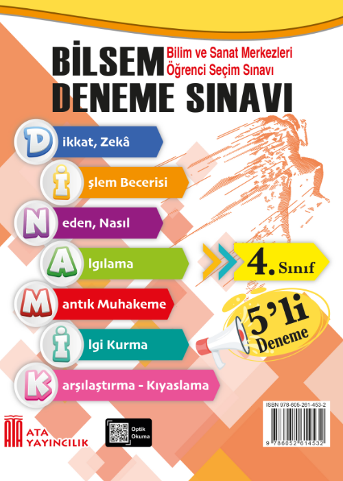 4. Sınıf Bilsem Deneme Sınavı Kapak Resmi