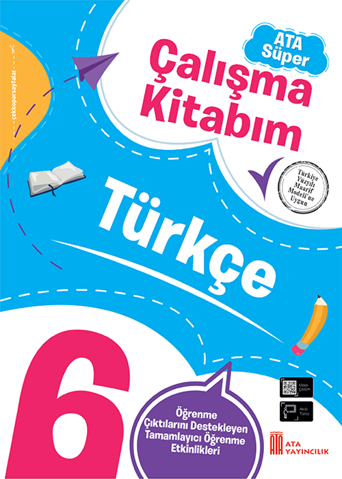 6. Sınıf Ata Süper Türkçe Çalışma Kitabım Kapak Resmi