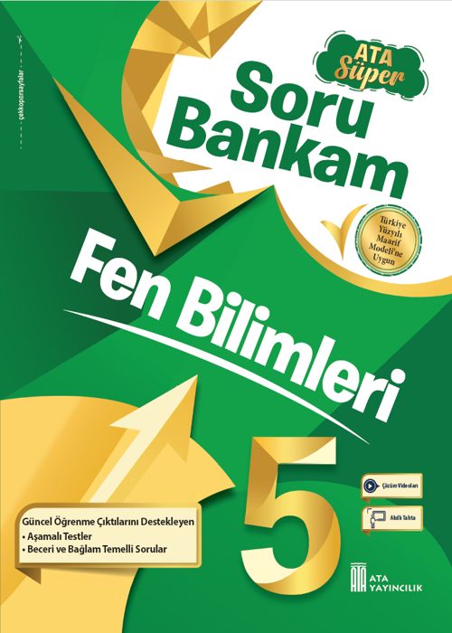 5. Sınıf Fen Bilimleri Ata Süper Soru Bankam - Yeni Baskı Kapak Resmi