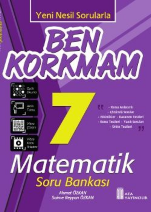 7. Sınıf Ben Korkmam Matematik Soru Bankası Kapak Resmi