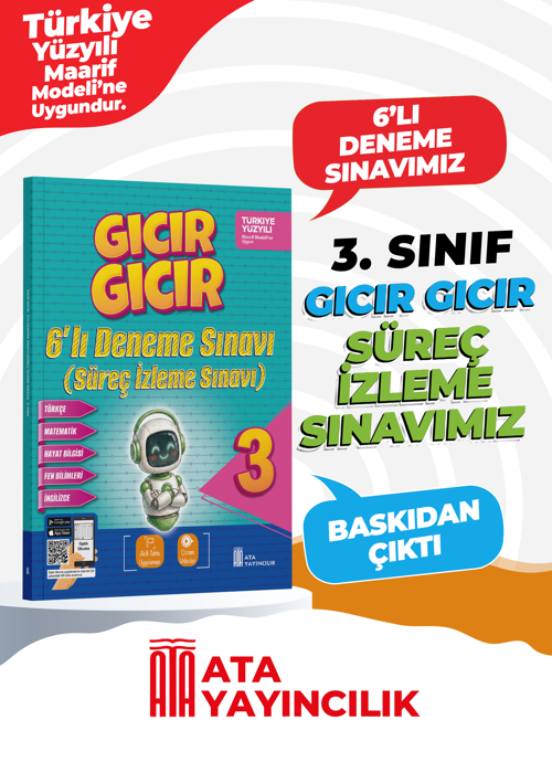 3. Sınıf Gıcır Gıcır 6'lı Deneme Sınavı Kapak Resmi