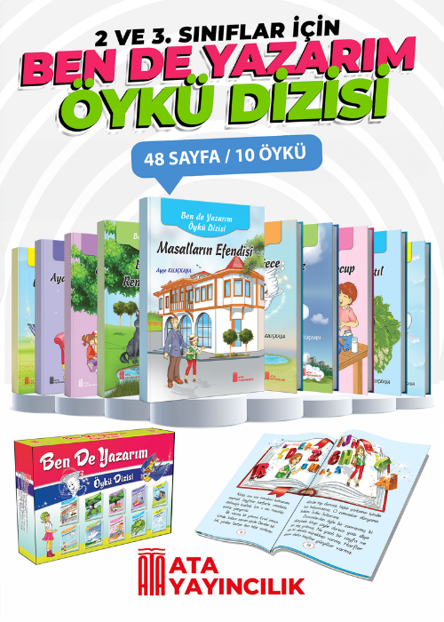 Ben De Yazarım Öykü Dizisi Kapak Resmi