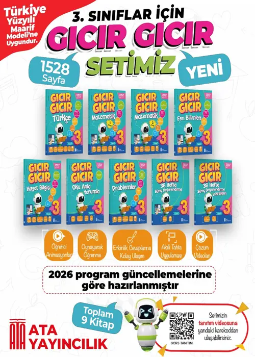 3. Sınıf Gıcır Gıcır 9'lu Set Kapak Resmi