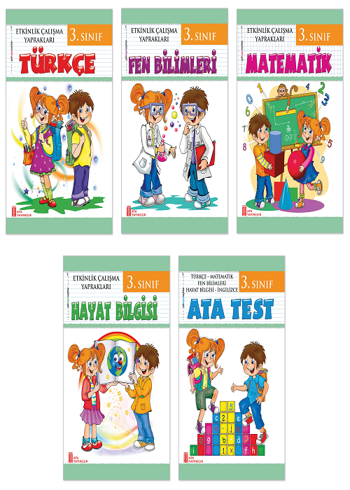 3. Sınıf Etkinlik Çalışma Yaprakları Set Kapak Resmi