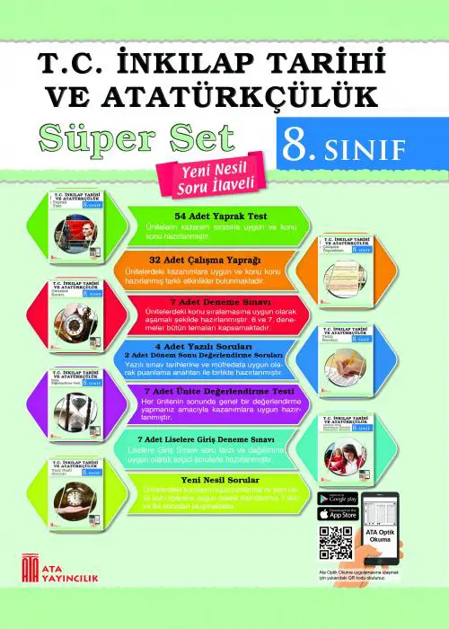 8. Sınıf İnkılap Tarihi ve Atatürkçülük Süper Set Kapak Resmi
